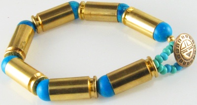 Bullet Shell Beaded Bracelet by EspritMystique
