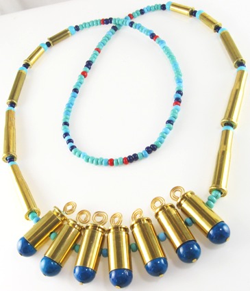 Bullet Shell Necklace by EspritMystique