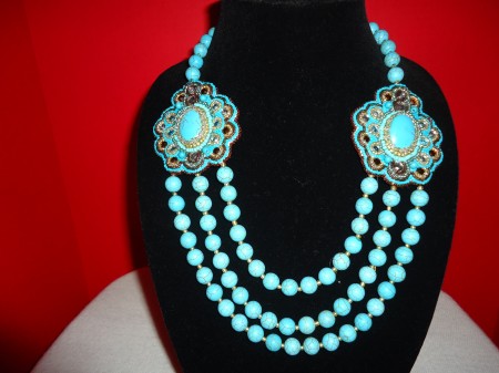 Blue Magnesite Necklace