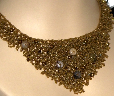 Caught in the Net necklace