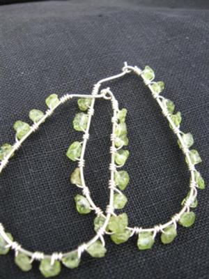 Hand-wrapped earrings