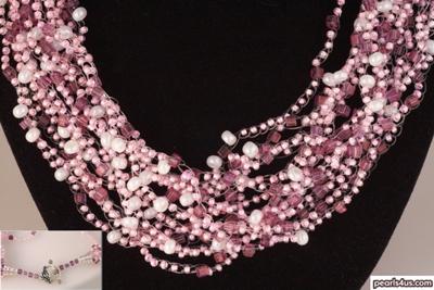 Necklace adorned with beads galore!