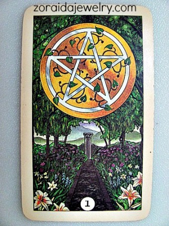 tarot card that inpired the copper etching