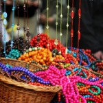tucson bead show jewelry stall