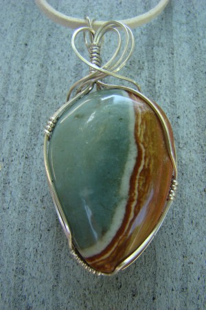 Dessert Jasper Beachcomber Pendant