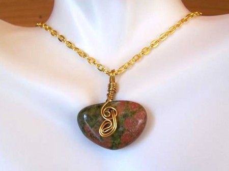 Unakite Closeup from Gemhound Jewelry