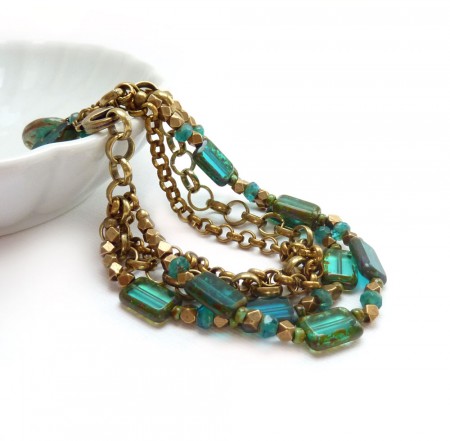 Blue multistrand glass and chi