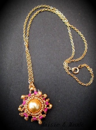 peyote stitch necklace