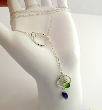 Chrome Diopside Lariat
