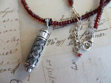 Garnet Gemstone Necklace