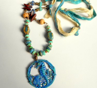 CMarsenich: Seahorse Necklace 1