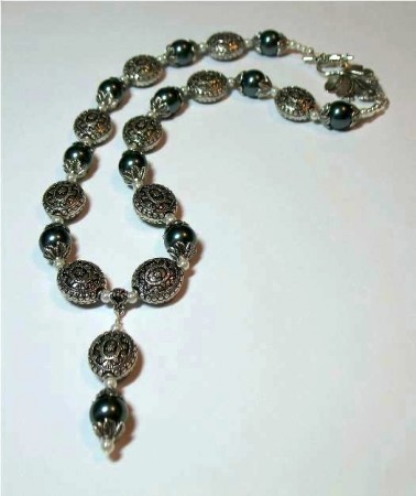 Swarovski Pearls and Silver