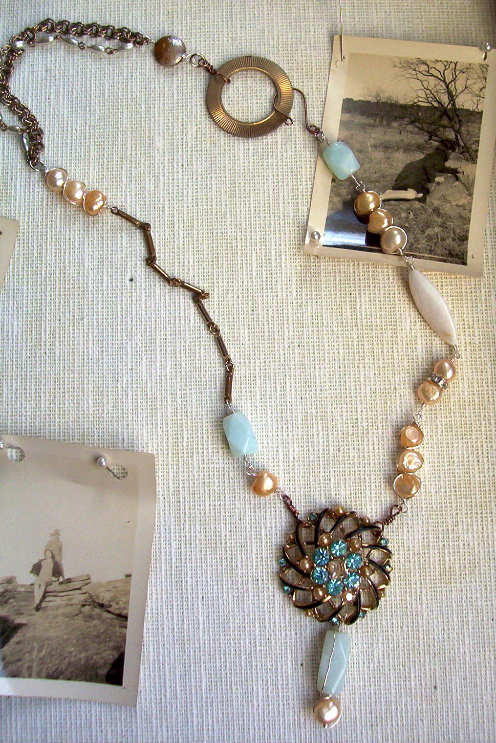 Masquerade Necklace Jewelry Making Journal