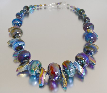 PTCarberry: Hand Blown Hollow Necklace 1