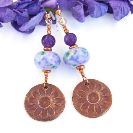 "Violetta" spring inspired earrings