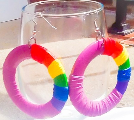 AShedd: Rainbow Wood Bangle 2