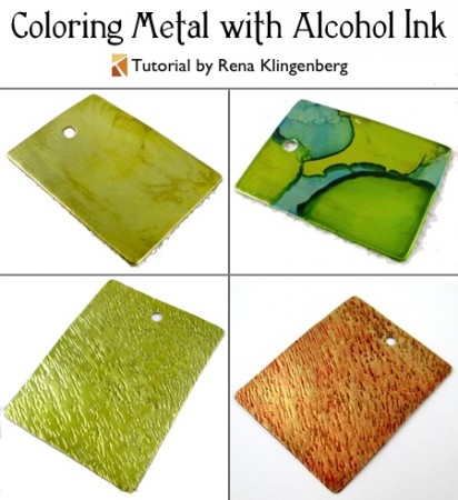 Coloring Metal with Alcohol Ink (Tutorial) – Jewelry Making Journal