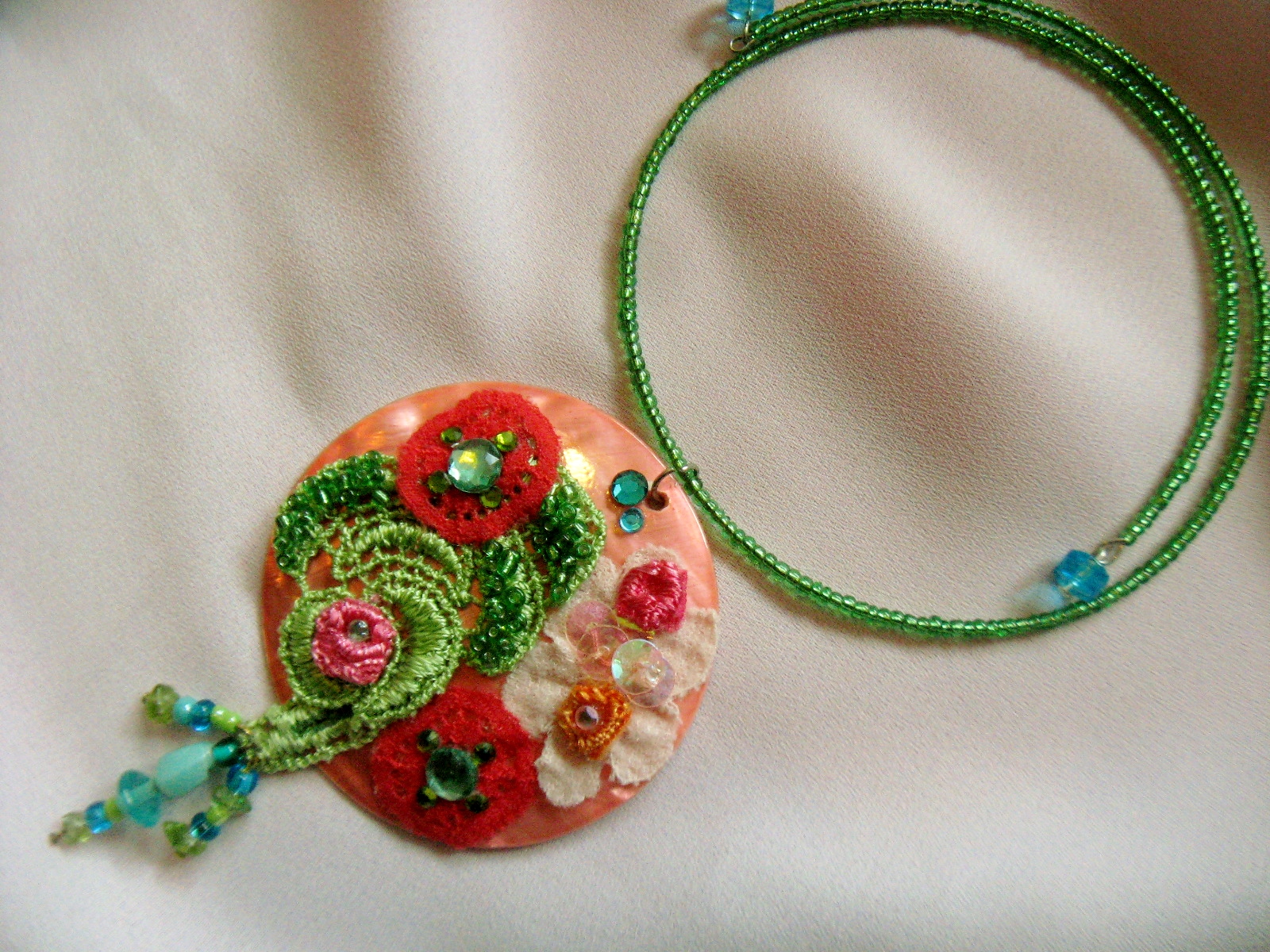 Potpourri Garden Necklace Jewelry Making Journal