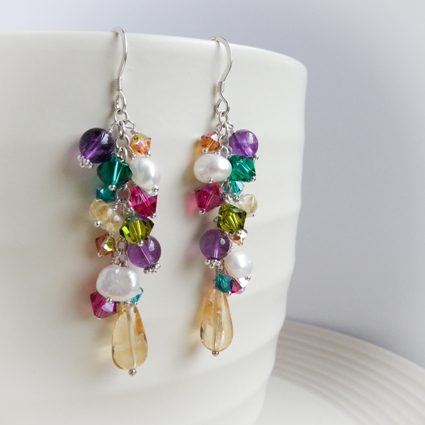 Jewel Cascade Earrings