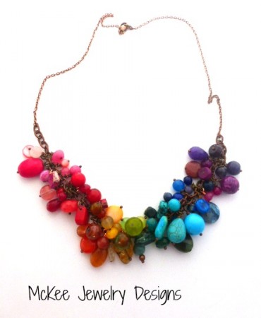 rainbow necklace