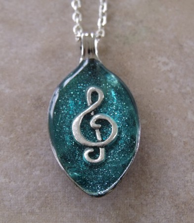Upcycled Spoon Pendant