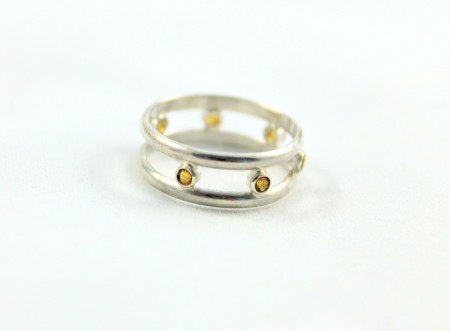 KKeyworth: Citrine & Silver Ring 1