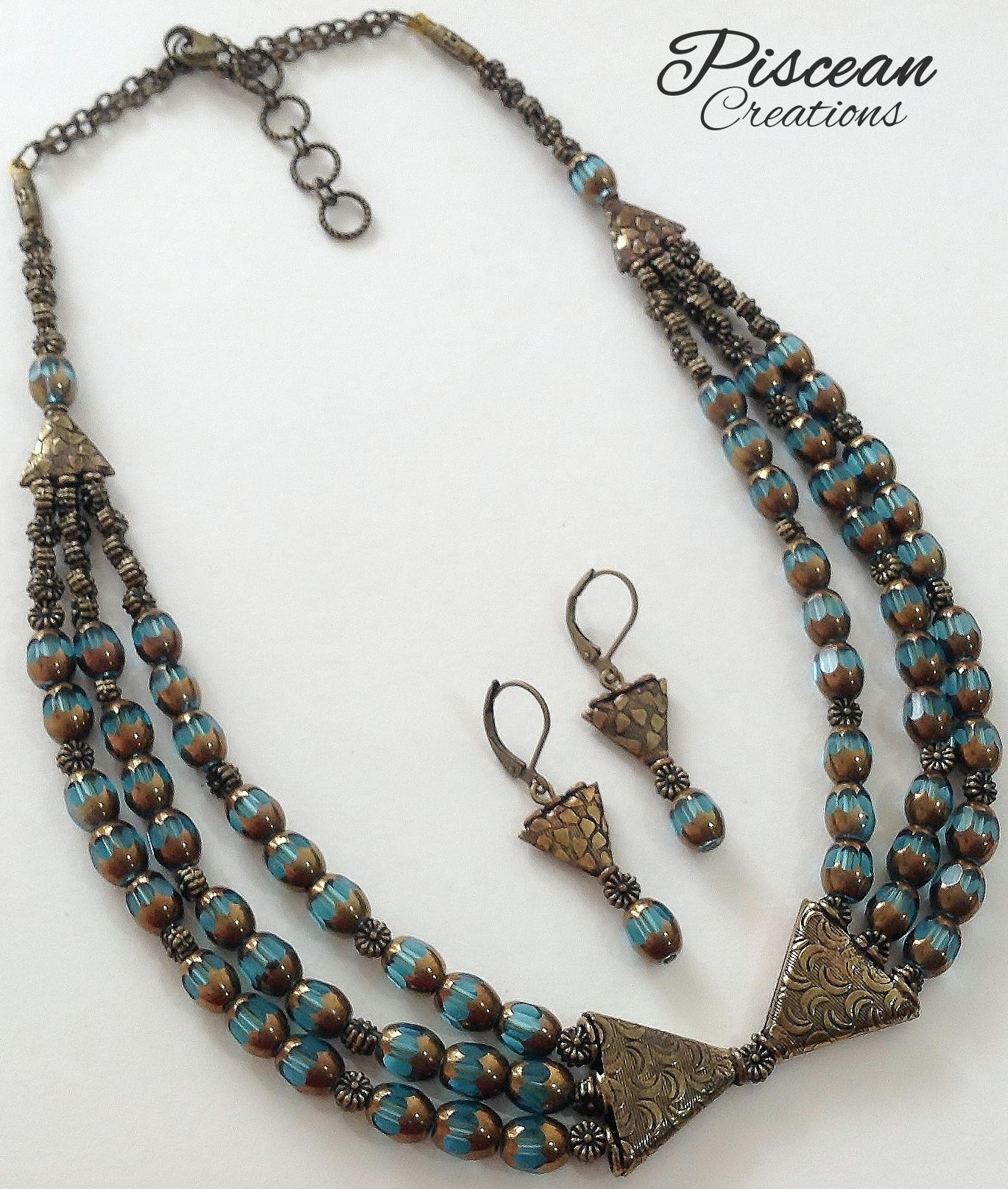 Contemporary Metal Bead Collar Jewelry Making Journal