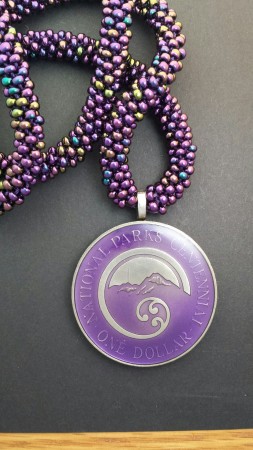Hand painted New Zealand coin