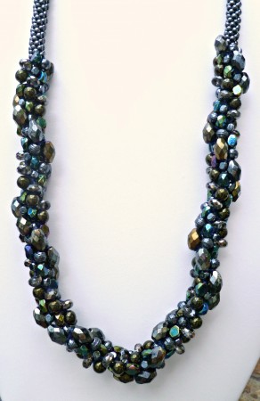 ACampbell: Beaded Kumihimo Chunky Necklace Bling 2