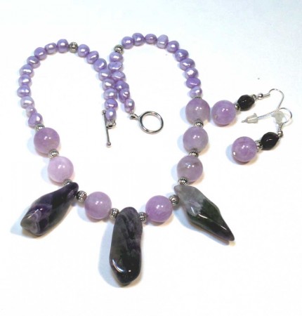 Amethyst Gemstone Necklace