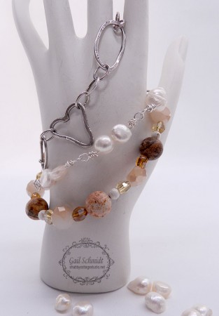 GSchmidt: Sterling Silver Beaded Wrap Bracelet 2