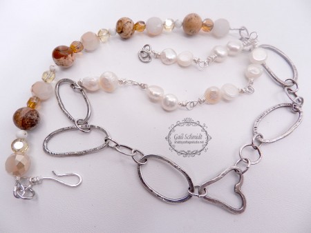 GSchmidt: Sterling Silver Beaded Wrap Bracelet 3