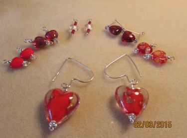 Interchangeable Valentines Day Earrings – Jewelry Making Journal