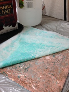 TGriffith: Embossing Copper Sheets  3