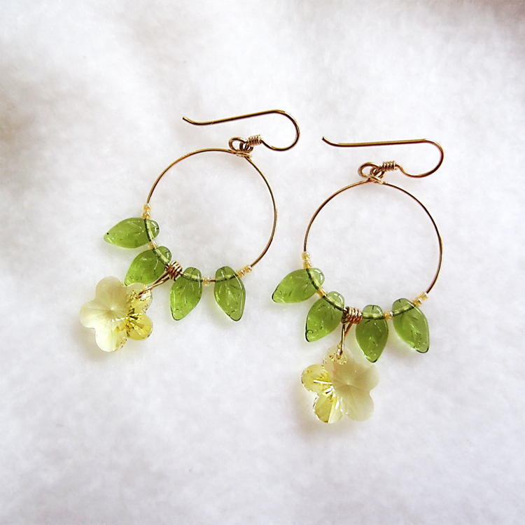 Breath of Spring Earrings Jewelry Making Journal