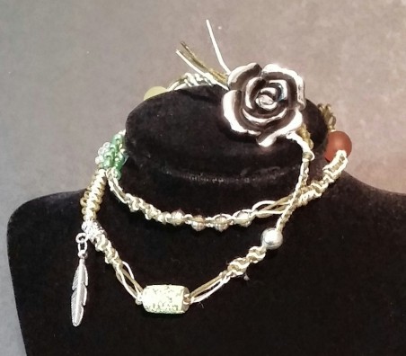 KAcoya: BoHo Macrame Wrap-Around Bracelet