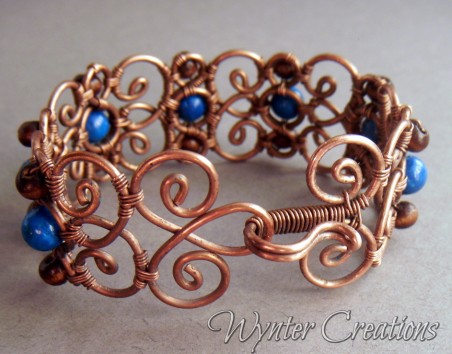 The Cecily Wire Wrapped Bracelet, clasp