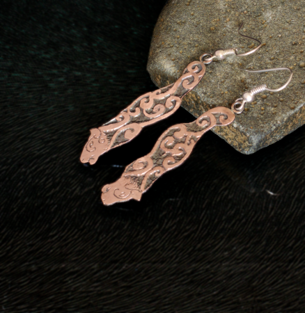 Homotherium earrings
