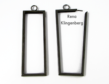 Pendant frame for Wire Line Art Pendant - Tutorial by Rena Klingenberg