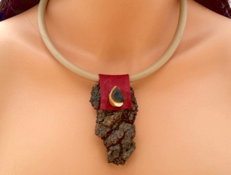 Upcycled Tree Bark Necklace