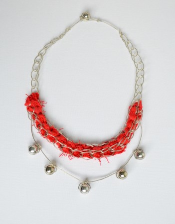 Big and Bold Red Statement Necklace