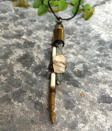 LJuneau: Quills and Fossils Necklace 2