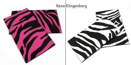 Paper attached to earrings for Animal Print Earrings - Tutorial by Rena Klingenberg