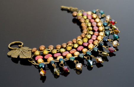 Bracelet "Pearly Tourmaline"