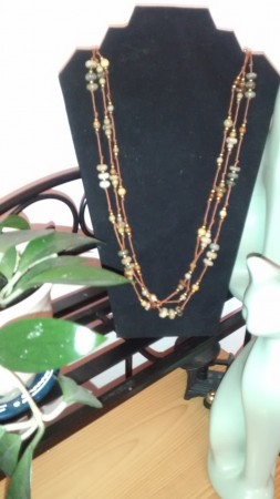 Jade knotted cord necklace by Colleen Hamm - featured on Jewelry Making Journal