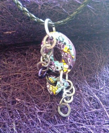 Polymer clay jewelry by Esther Schmidt - featured on Jewelry Making Journal