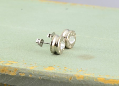 Bullet Earrings with Crystals, by Kyle Heath - featured on Jewelry Making Journal