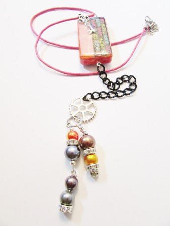 Altered Dominos & Bottle Caps by Joybelle Malcolm  - featured on Jewelry Making Journal