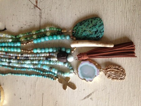 Colorful necklaces by Kellie Rode Designs - featured on Jewelry Making Journal