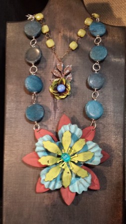 Vivid colors for flower power jewelry by Cindi Bernloehr  - featured on Jewelry Making Journal